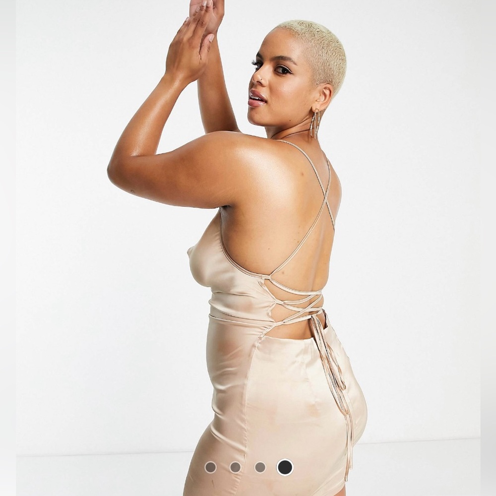 NWT NaaNaa Lace-up Dress